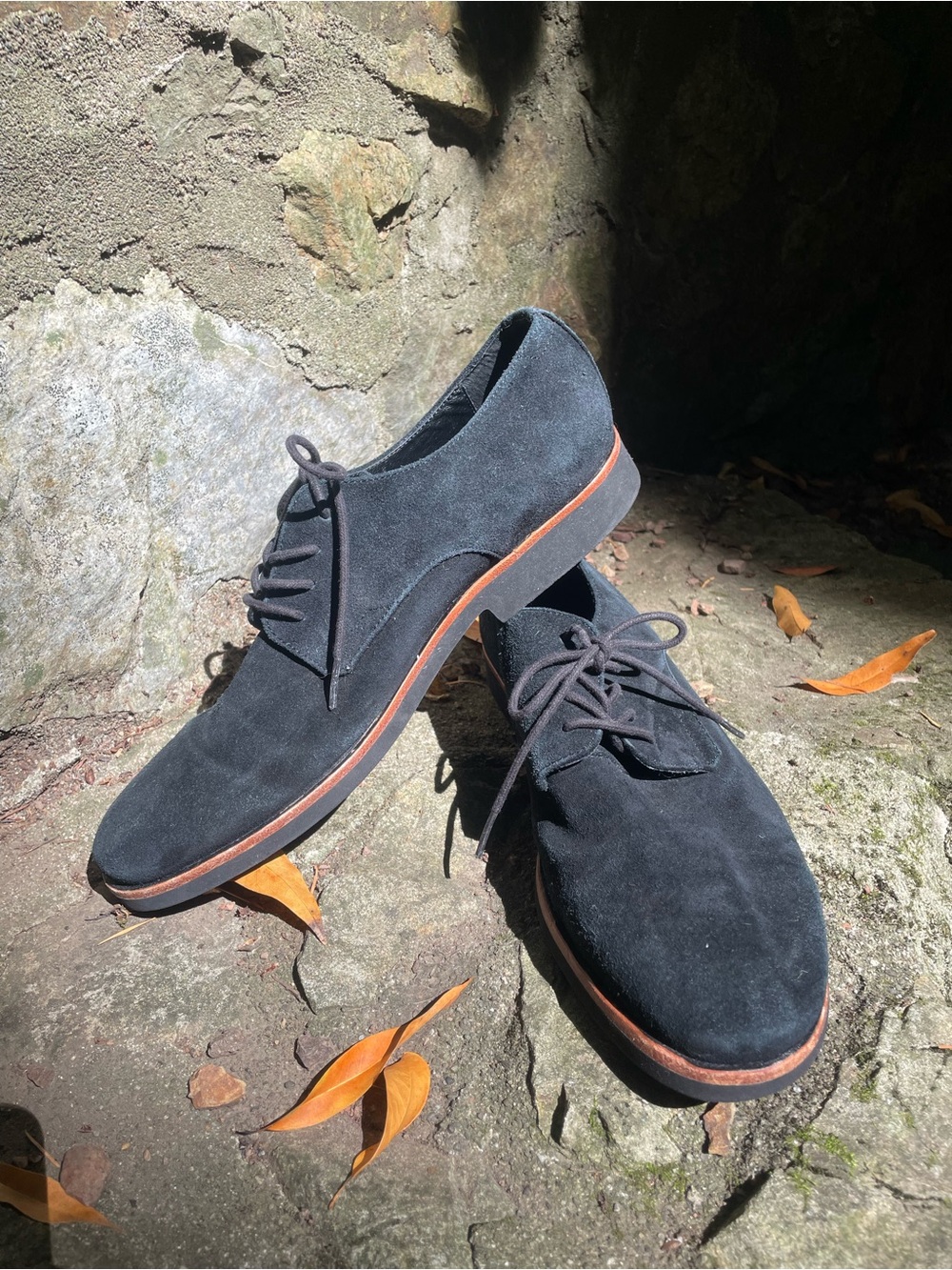 Calvin Klein Men’s Black Suede Dress Shoes Size 10